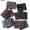 Nail Art 30 Grid Boxed Nail Art Flat Bottom Special-Shaped Diamond Transparent Ab Big Red Nail Rhinestone Nail Art Jewelry