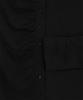 Teulimingbeodeu Scarf Shirring Long One-Piece [ Black ]