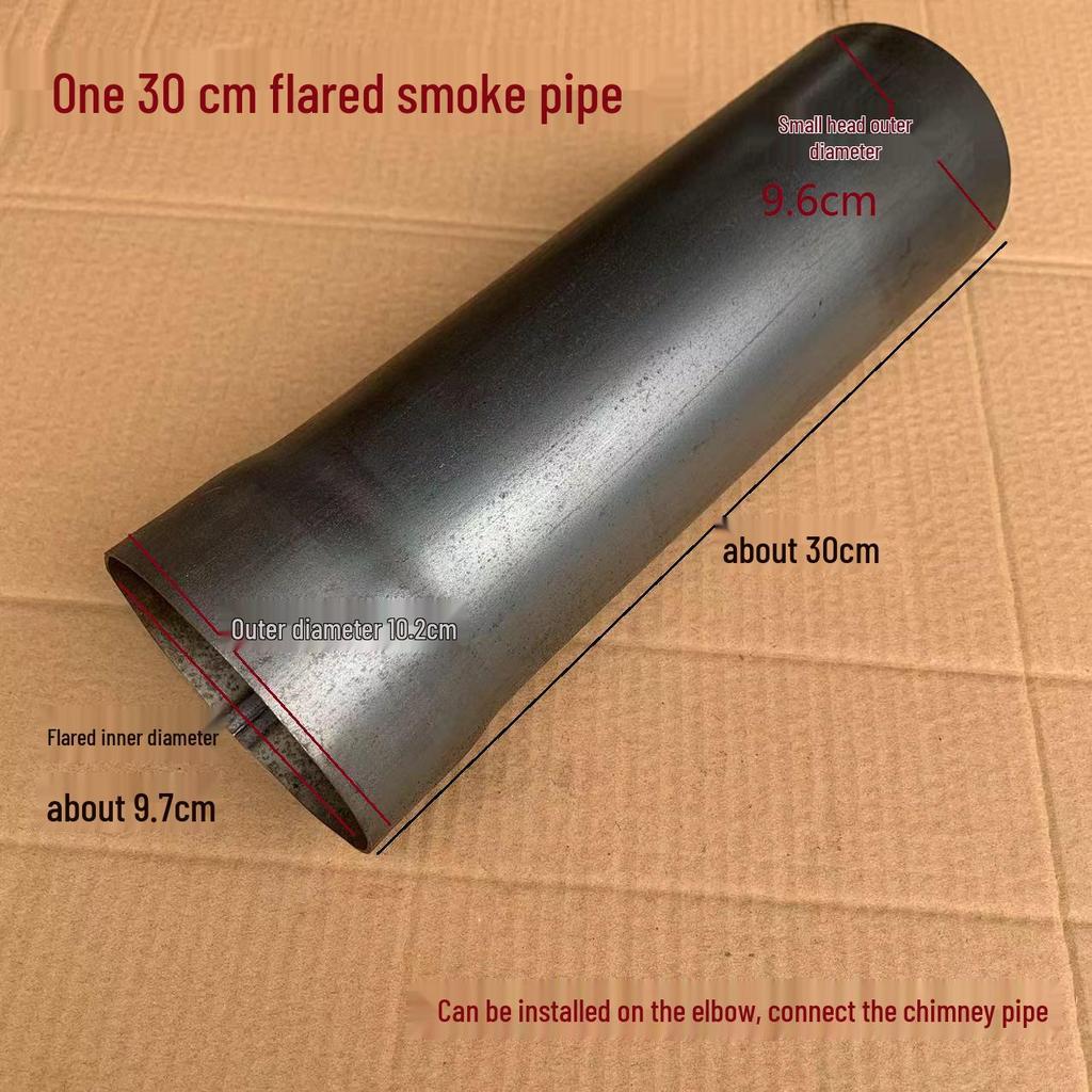 Thickened Steel Elbow for Wood Stove Smoke Outlet Bend Pipe Conversion