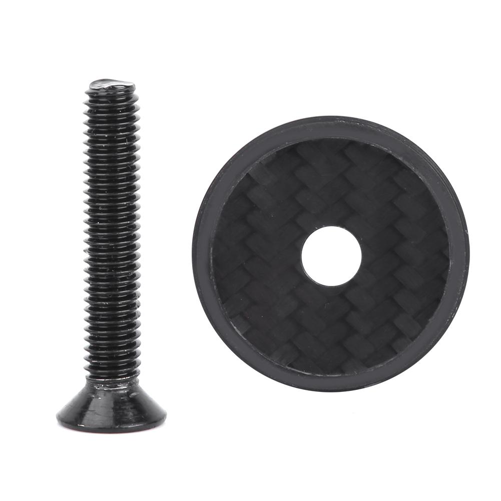 

Carbon Fiber Bicycle Stem Headset Top Cap with Screw for Mountain Bike