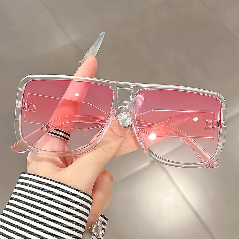 Double-beam Sunglasses Are Fashionable, Refreshing, Large-framed, Simple and Versatile for Shooting Accessories