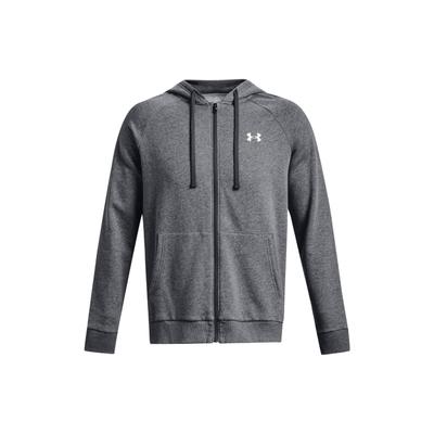 Rival Fleece Full-Zip Einfarbiges Kapuzensweatshirt Herren Sweatshirt Grau 1379863-012