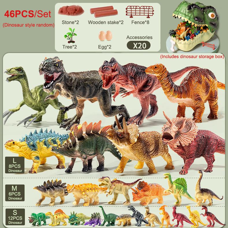 Simulations-Dinosaurier-Spielzeug für Jungen Jurassic-Modelle Kinder-Actionfiguren PVC Tyrannosaurus Welt-Tiere Park Kinder 3 Jahre Geschenk