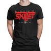 Skillet Band T-Shirt Men  Humor Cotton Tees O Neck Short Sleeve T Shirts 6XL Clothing
