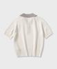 NONBLANK Raglan Half Sleeve Collar Knit_Ivory
