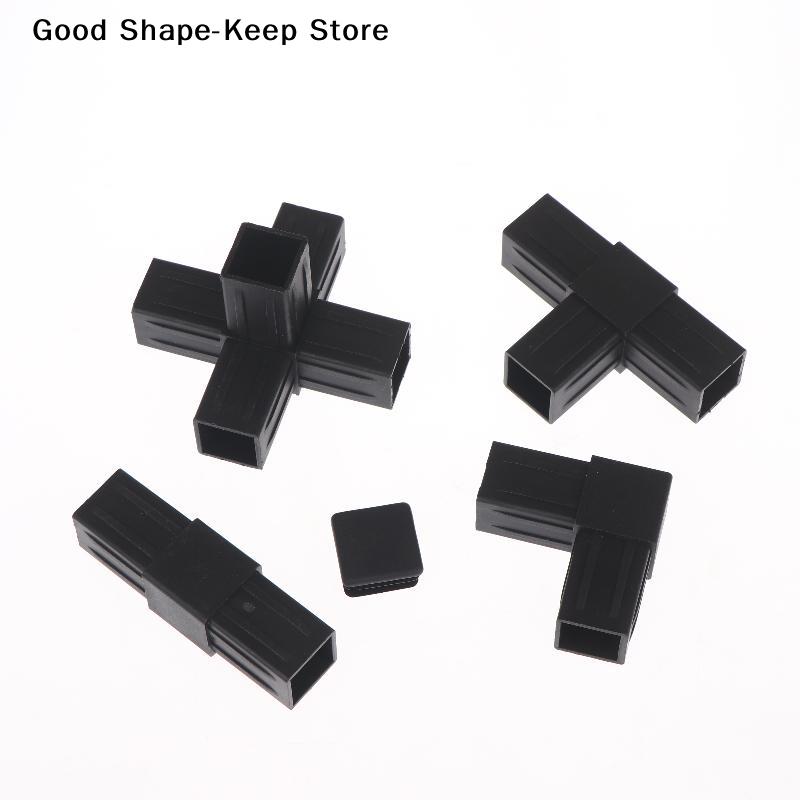 2/6/8/10/20 Set ABS Plastic Pipe Angle Fittings Hexagonal 6 Pass 22mm Cross Square Tubes