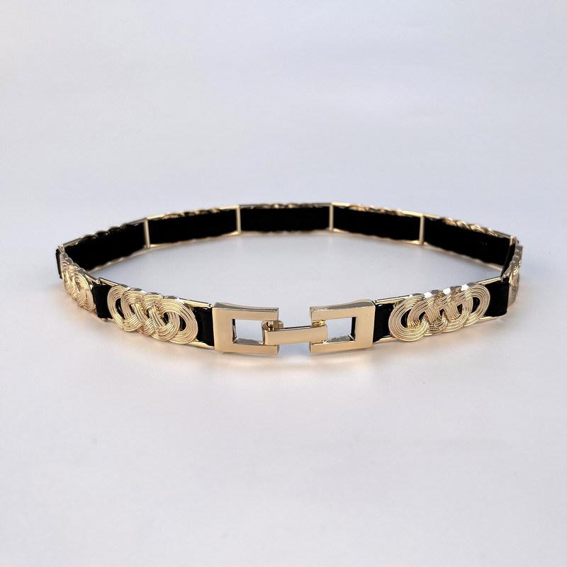 Slim Belt Waist-hugging for Women's Fashionable Simple and Versatile Decoration with Dress Accessories Skirt Summer Elastic Elastic Waist Seal