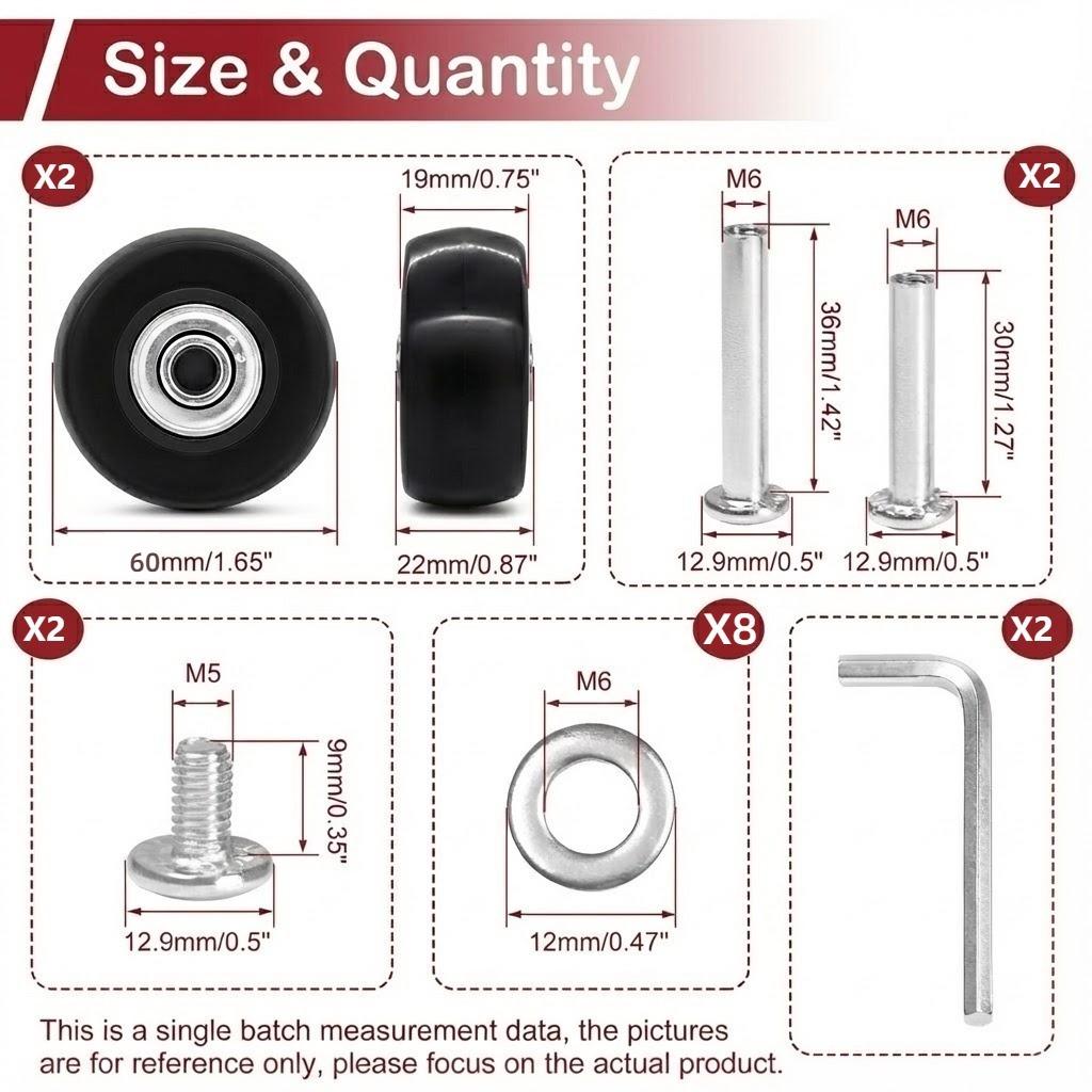 Silent Shopping Basket Replacement Wheels Swivel Rigid Casters Heavy Duty Trolley Parts Cart Luggage Repair Hardware Accessories