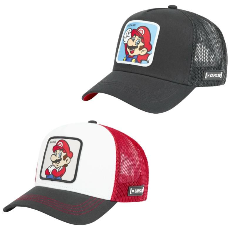 Mario Cartoon Baseball Cap Breathable Hip-hop Duck Tongue Cap For Summer