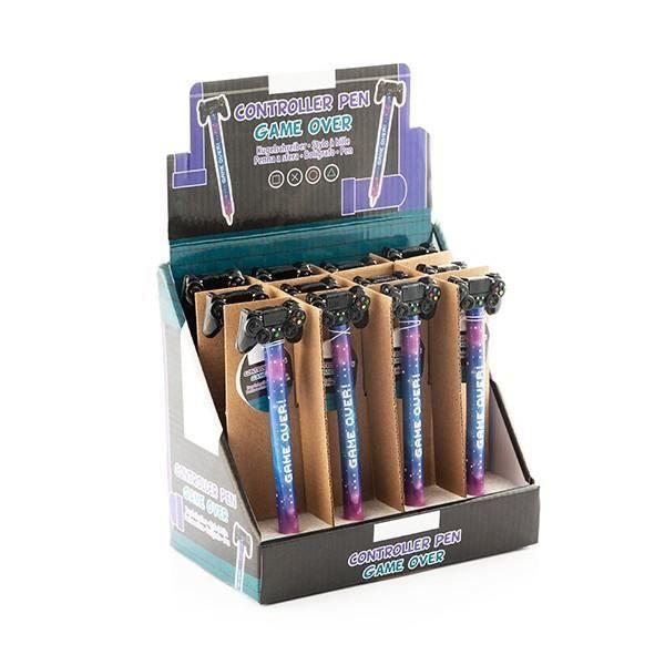 Crayon - Game Over - Polyrésine - Encre Noire - Design Moderne - 4x16x1,5 cm