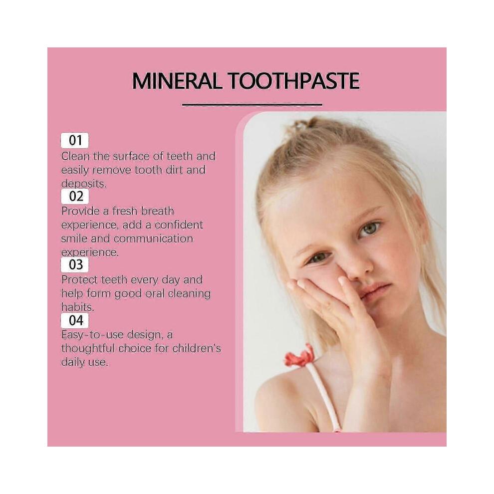 Dentifrice pour enfants aromatisé à la fraise Nettoyage des dents et des taches sur les dents jaunes Dentifrice oral pour enfants