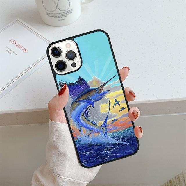 Trout Panel fish Fishing Phone Case For iPhone 13 12 Mini 14 15 16 Cover For Apple 11 Pro Max 6S 8 7 Plus SE2020 Coque