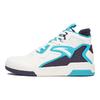Sapatos de Skate de Cano Alto Badass Tecido Couro Sintético Antiderrapante Absorção de Choque Resistente ao Desgaste Tênis Masculinos Branco Azul 112118050-2