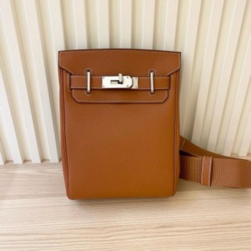 2025 New Style Leather Bag Unisex Shoulder Bag High-Quality Cowhide Single-Shoulder Diagonal Bag Versatile Handbag Female