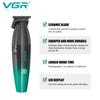 Recortadora de Pelo Original VGR 906 Cortapelos Profesional para Barba 9000 RPM Corte de Pelo Barbera Recortadora de Metal para Hombres Máquina Cortapelos Segura y Amigable con la Piel