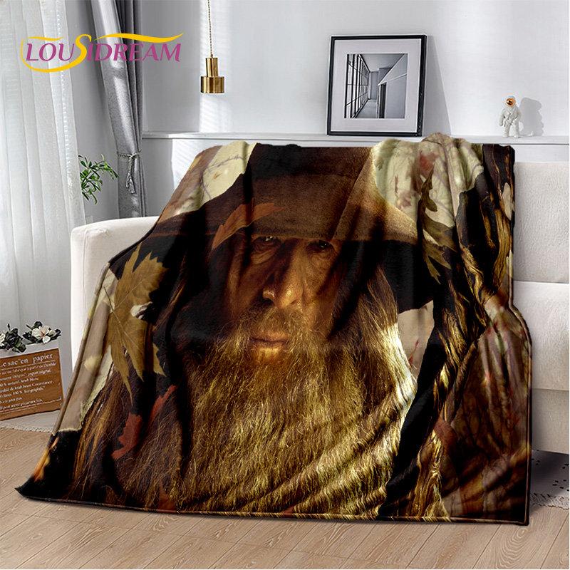 L-Lord of the Rings H-Hobbit Soft Plush Blanket,Flannel Blanket Throw Blanket for Living Room Bedroom Bed Sofa Picnic Cover Kids