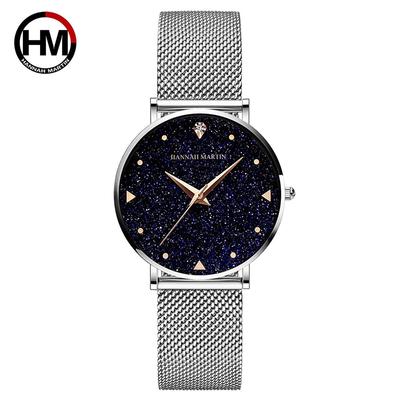 Japan Bewegung Nacht Flash Starry Sky Zifferblatt Wasserdicht Kreative Frauen Uhren Diamant Elegante Damen Quarzuhr