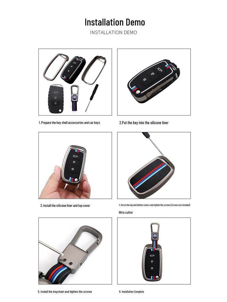 FAW Besturn X40 Key Cover for 2017-2019 Models - Remote Control Shell & Buckle for Men