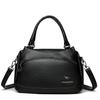 Women's Bag Middle-Aged Mother Bag Pu Shoulder Messenger Bag Handbag