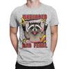 Raccoon Funny 100 Cotton Tshirt Unhinged And Feral Tees Tops For Unisex