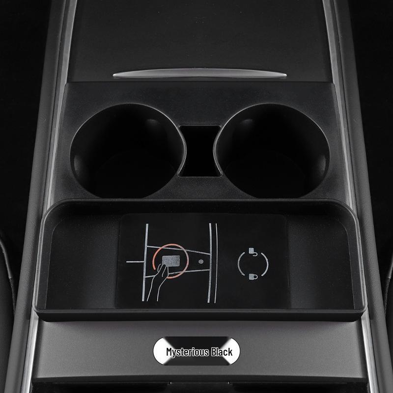 

Silicone Cup Holder Limiter & Coaster for Tesla Model 3/Y Interior Storage