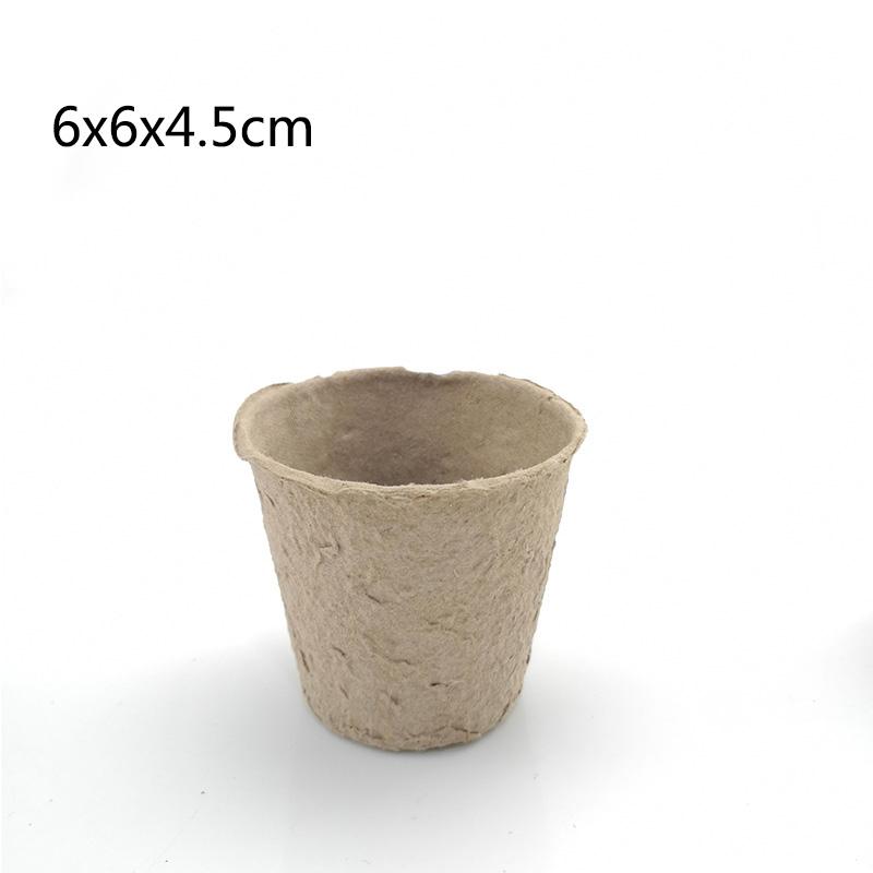 Planter Paper Grow Pot Nursery Cup Growing Pot Tray Plant Starter Flower Herb Biodegradable Eco-Friendly Garden Tools