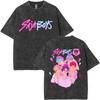 Damskie Prawe Vintage Kpop Łowcy Demonów Derpy Tygrys Koszulki Damska Moda Kreskówkowy Trend Uliczna Oversize Koszulka