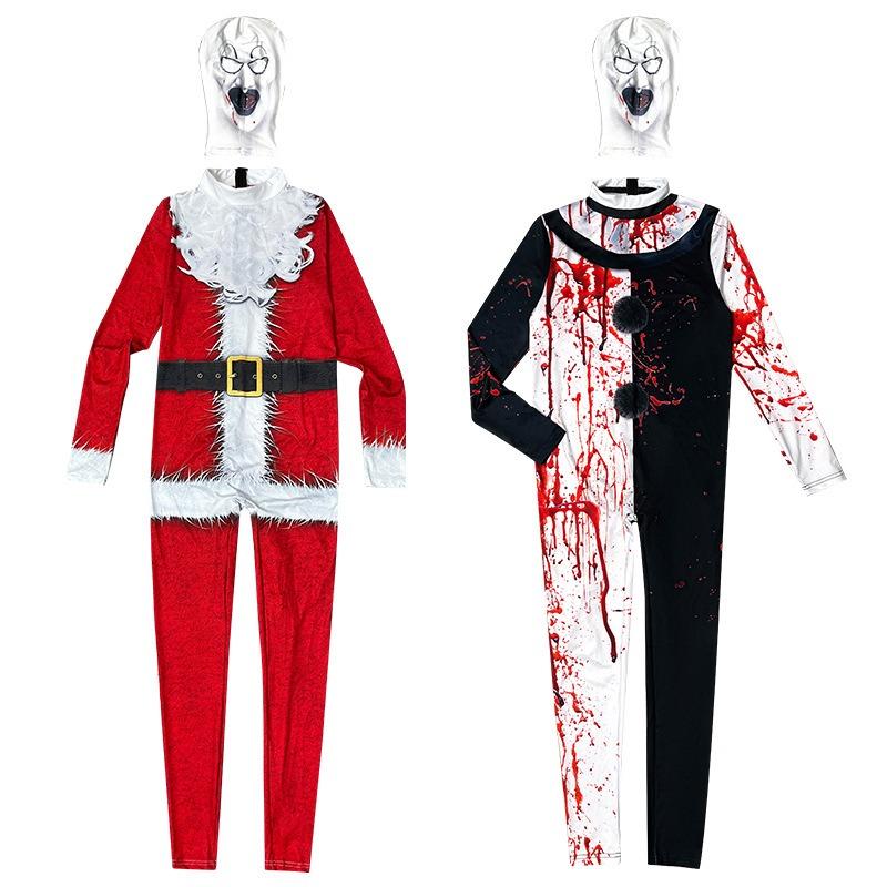 Nové šaty pro klauna s duší rozbitou, krví potřísněné pánské a dámské divadelní oblečení