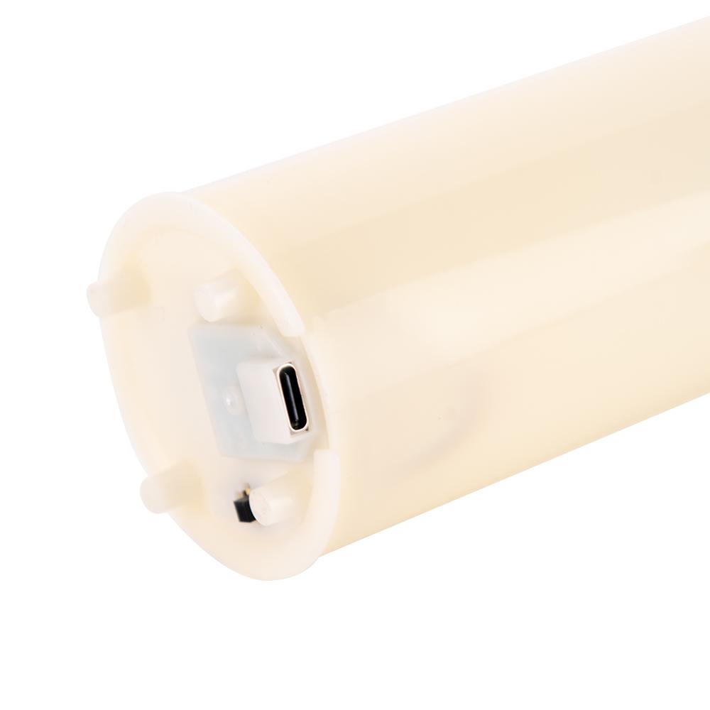 Simple Cylindrical LED Flameless Candles Set