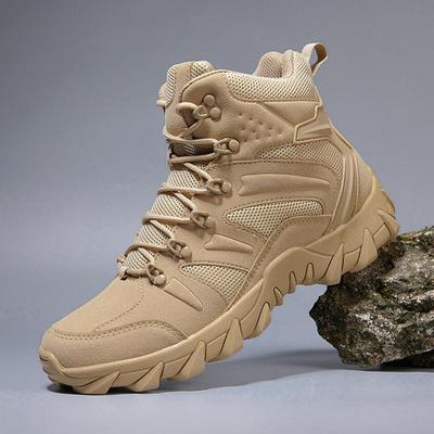 Men's Summer Lightweight Combat Boots - Breathable Tactical Hiking and Work Boots