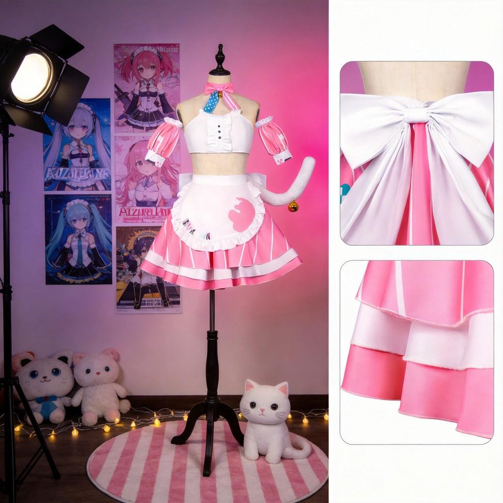 Azur Lane Uss Hammann Cosplay Costume With Polyester Fabric For Anime Role Play