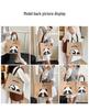 Portable Large-Capacity Panda Tote Bag - Retro Linen Shopping & Travel Shoulder Bag