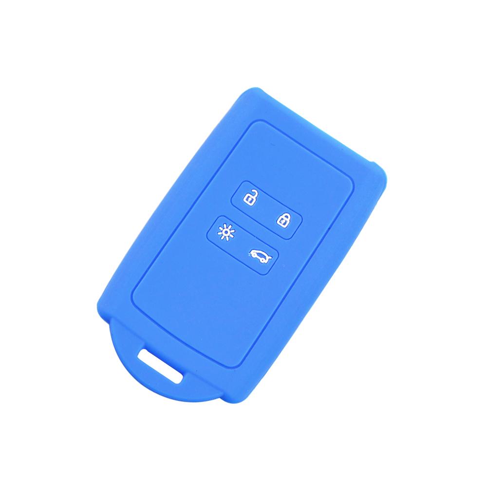 Silicon Car Key Case Cover For Dacia 3 Renault Captur Zoe Espace 5 Clio Megane 4 Arkana Key Bag Shell Key Protector Accessories