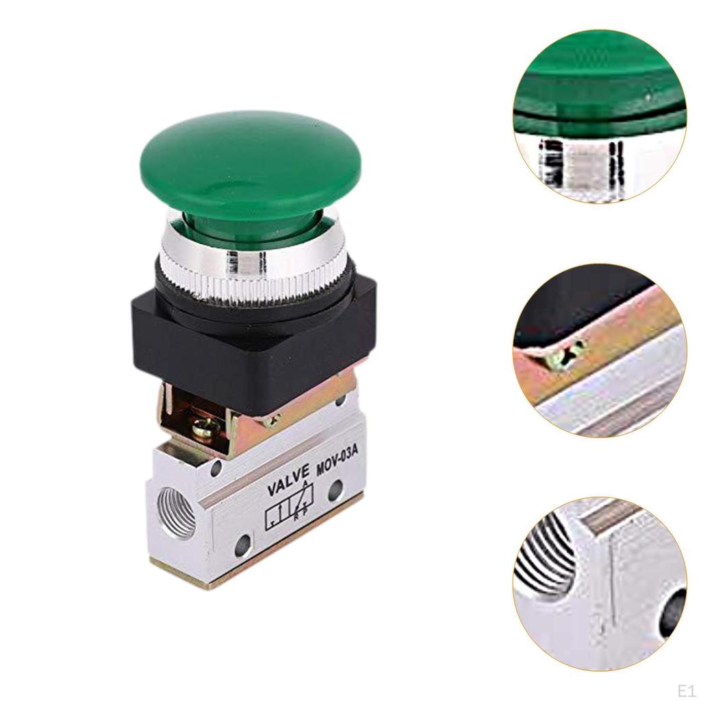 Pneumatic Mechanical Valve Air 2 Position 3 Way Accessories High Performance Heavy