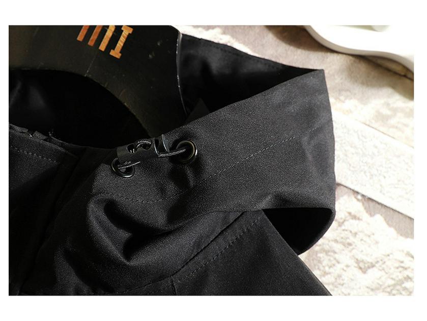 Herre Trendy Hette Half-Zip Vindjakke - Vår/Høst Streetwear