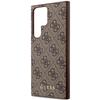 Case for Samsung Galaxy S23 Ultra Guess Metal Gold Logo Brown