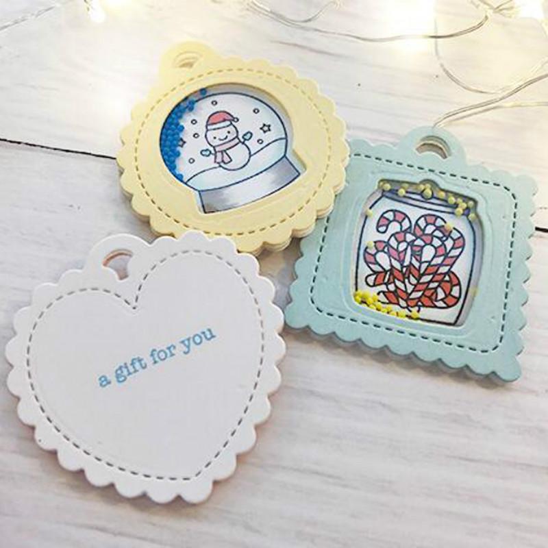 Multiple Styles Label Metal Cutting Dies Stencils Scrapbook Photo Album Paper Card Decorative Craft