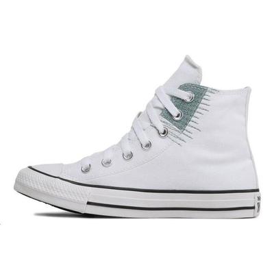 Comfortable Versatile Durable Breathable High-Top Canvas Shoes Unisex Sneakers White A05031C