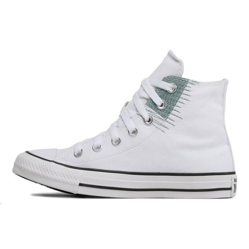 Converse Comfortable Versatile Durable Breathable High-Top Canvas Shoes Unisex Sneakers White A05031C