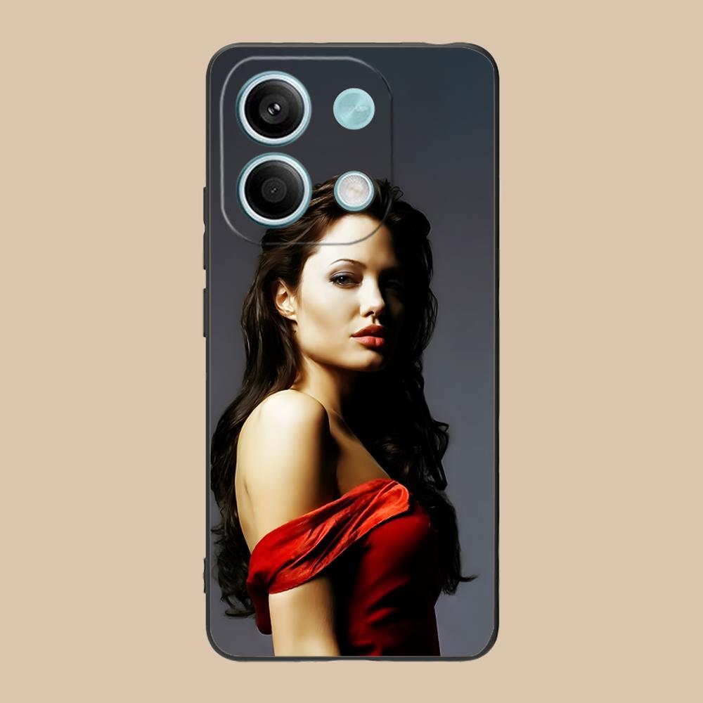 Angel Jolie Matte TPU Mobile Phone Case for POCO M7 M6 M5 M4 M3 X7 X6 X5 X4 X3 Pro GT 5G Colorful Printing Cover