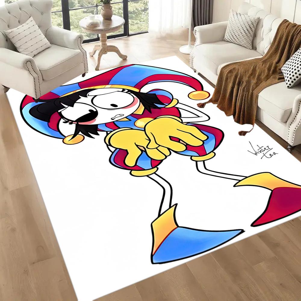 Digital Circus13 Square rugs are a great choice for living rooms, bedrooms, home décor, and as gifts.