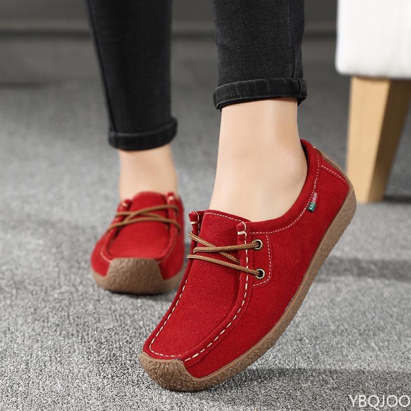 Spring And Autumn New Casual Women'S Low Cut Single Shoes With Soft Soles Lightweight And Versatile Women'S Casual Shoes