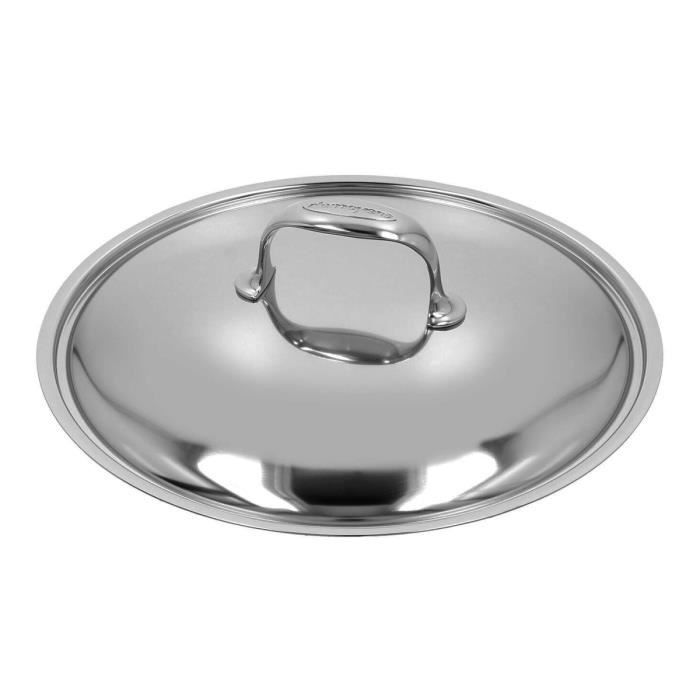 DEMEYERE - Atlantis 7 - Stekpanna med lock - 28 cm, Kapacitet: 4,8 l, Rostfritt stål 18/10, Silver