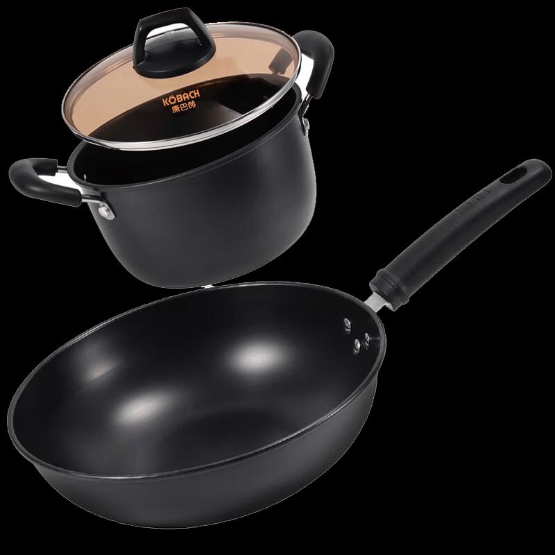 KOBACH True Non-Rust Refined Iron Cookware Set