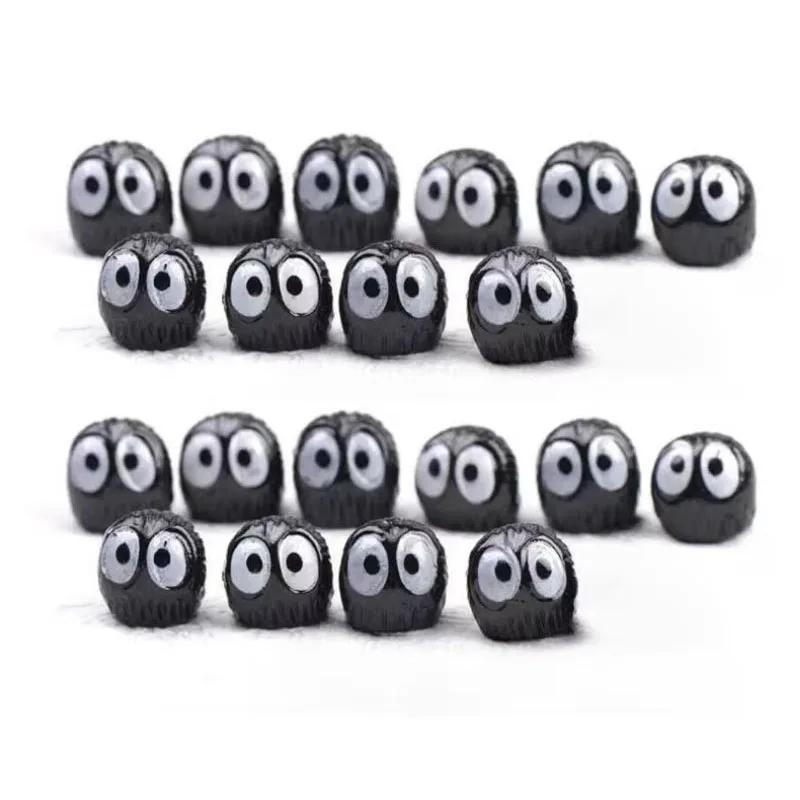 Ornament drăguț pentru consola centrală a mașinii, decorațiune pentru oglinda retrovizoare a mașinii, decorațiune cartoon bilă de cărbune pentru mașini Accesorii