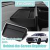 Pour Geely Coolray 2025 Boîte de rangement pour voiture derrière l'écran de navigation sur le tableau de bord Kit d'accessoires organisateurs Modification intérieure