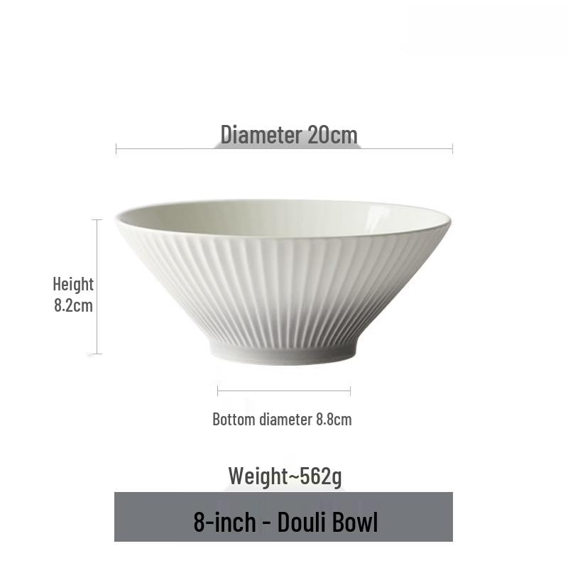 

Yipan French Underglaze Ceramic Ramen Bowl