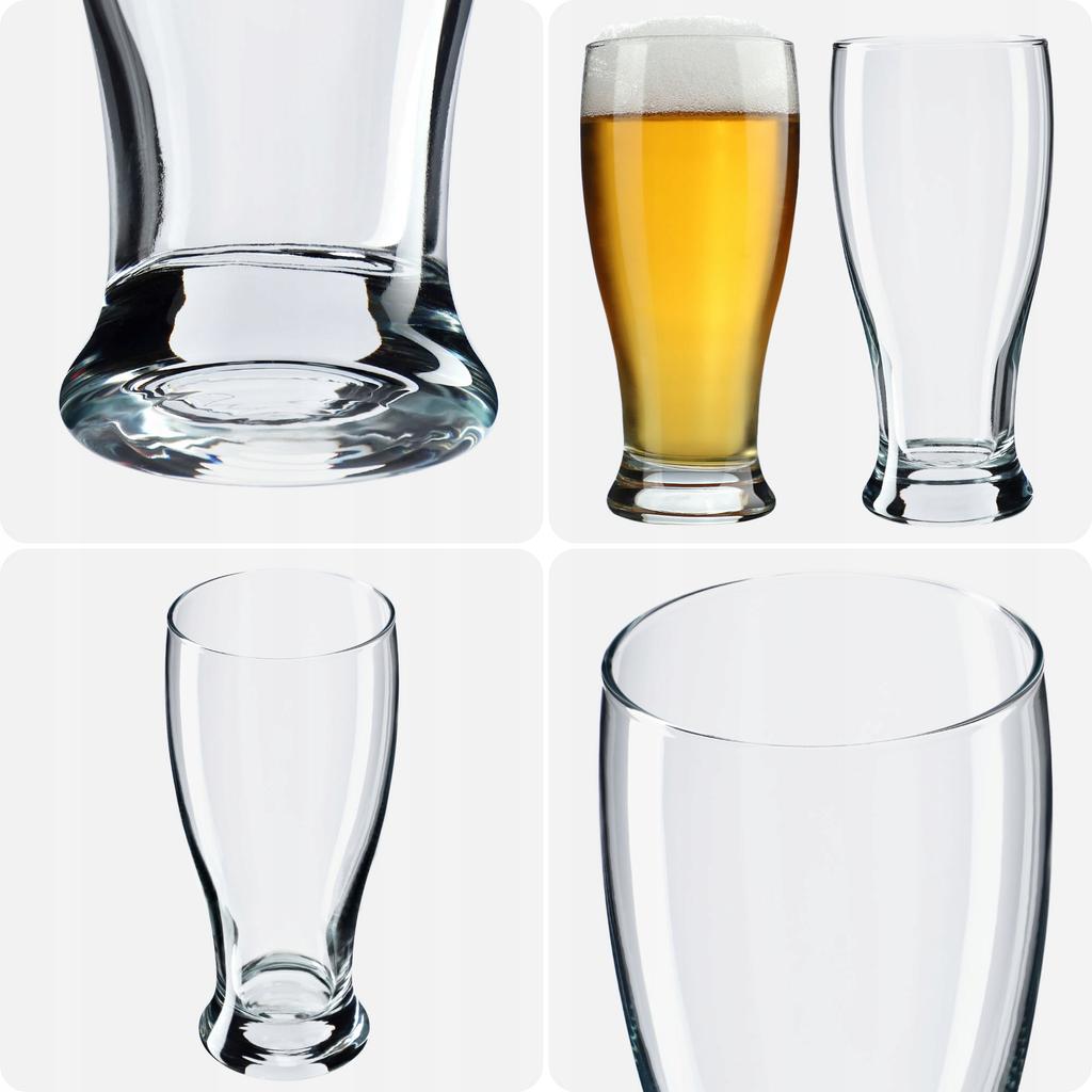 KADAX Kufle Do Piwa Szklanki 565ml Zestaw 6szt
