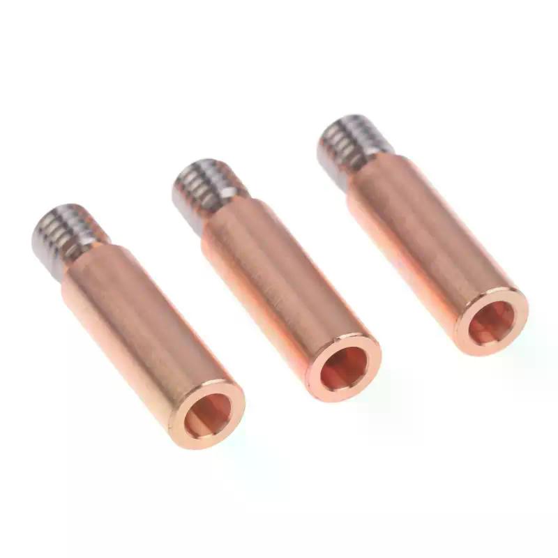 1/3Pcs Titanium Alloy Heat Break Throat 1.75mm Bimetal Heatbreak Copper Plating Tube For Ender 3 CR-10 Hotend 3D Printer Parts