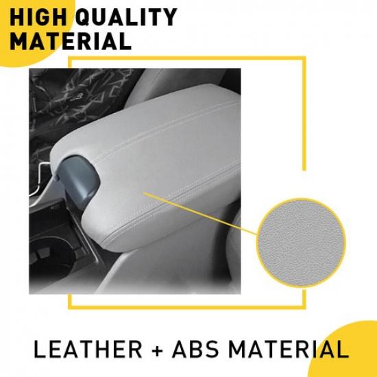 Center Console Armrest Lid Cover Gray Leather For 08-12 Honda Accord New